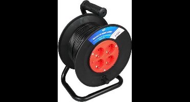 Acea-XL Kabelhaspel 25M 4-Voudig 3x1mm