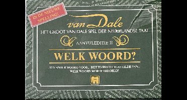 Jumbo van Dale Welk woord? aanvuleditie 2
