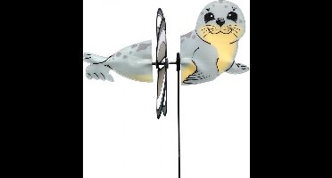 Invento Windmolen Zeehond 63 X 32 Cm Polyester Grijs/beige