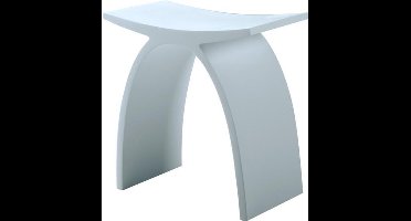 Nemo Spring Sano douchekrukje mineraalcomposiet vrijstaand hoogte 430mm wit