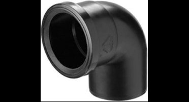 Ubbink Rolux pp toevoerbocht 80 mm 90gr.mof spie plus ring