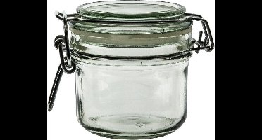 Glazen voorraadpot van 200 ml met klemsluiting