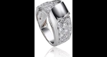 Silver Lining Zilveren ring met steen Pav‚ gezet met zirkonia