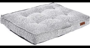 Topmast Hondenkussen - Kattenkussen - Hondenmatras - Kattenmatras - Zacht Fleece - 68 x 55 cm Grijs