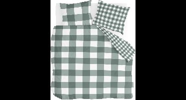 Byrklund Dekbedovertrek Falsterbo - 240x220 - 100% Katoen - Groen