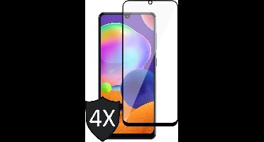Screenprotector geschikt voor Samsung Galaxy A31 - 4x FullGuard Glas Screen Protector
