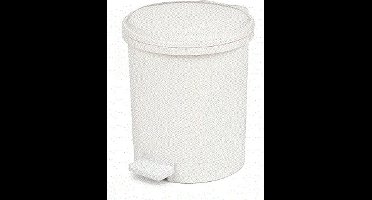 Pedaalemmer - 40 l - Wit - Kunststof