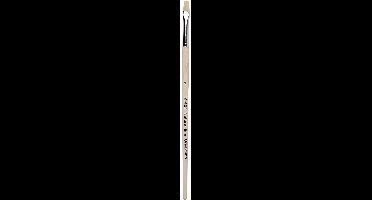Nature Line kwasten, afm 4, L: 18,5 cm, B: 7 mm, korte steel, 12 stuk
