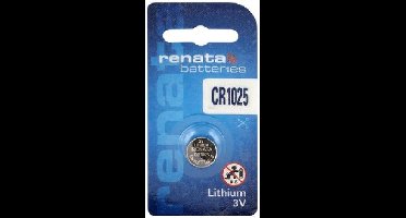 Lithium batterij Renata CR1025 (blister) 1 stuk
