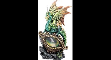 Nemesis Now Beeld/figuur Eye Of The Dragon Green Met licht Groen