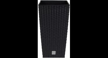 Bloempot Bloembak Rato Square 23x23x42cm ANTRACIET Prosperplast