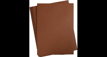 Gekleurd Karton, A2 420x594mm donkerbruin, 100 vel | Knutselkarton