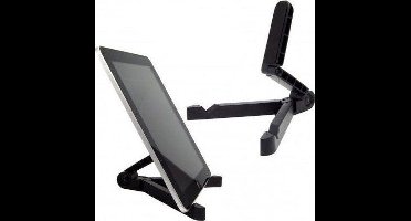 LOUZIR Universele tablet standaard - tablet houder -geschikt  voor iPad Galaxy Tab of e-reader - zwart