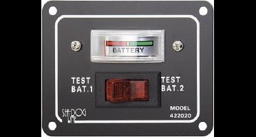 Accu test schakelaar voor 12 volt accu's