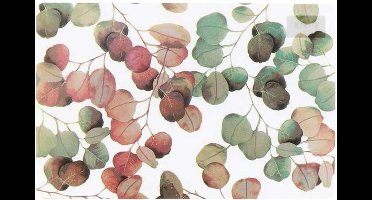 Unique Living | Placemat Faas | Rechthoekig | Polyester | Groen | 30x45cm