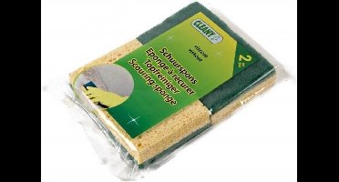 Schuurspons Viscose Set 2 -77x110x25cm Cleany Hc 10026