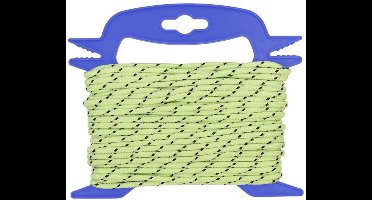 ProPlus Scheerlijn op Haspel - Ø 4 mm x 20 meter - Nylon - Fluorescerend