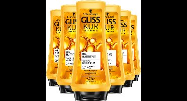 Gliss Kur Oil Nutritive Conditioner 6x 200 ml - Voordeelverpakking