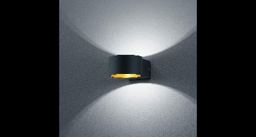 TRIO LACAPO - Wandlamp - Zwart mat - incl. 1x SMD 4,3 W - Licht apart schakelbaar - USB-poort met oplaadfunctie - Wandmontage - Indirecte verlichting - FLEX - Connect - Niet dimbaar
