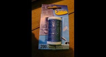 Sorbo 200m polyestergaren jeansblauw 2