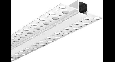 Groenovatie Aluminium Profiel LED Strip voor Gipsplaat - Inbouw 1,5m - Compleet
