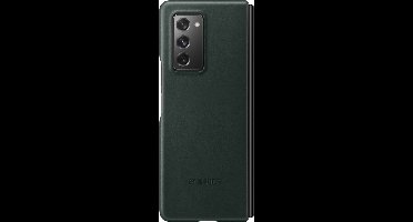 Samsung leather Hoesje - Samsung Galaxy Fold 2 - Groen