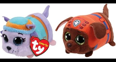 Ty - Knuffel - Teeny Paw Patrol - Everest & Zuma