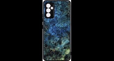 Shop4 - Geschikt voor Samsung Galaxy A82 5G Hoesje - Harde Back Case Marmer Kleurrijk