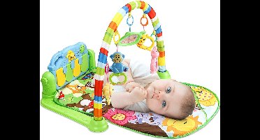 Babygym, Baby cadeau - jongen & meisje, Dierenvriendjes Speelmat, Interactief Speelgoed - Multikleuren.