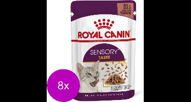 Royal Canin Sensory Multipack Taste - In Gravy - Kattenvoer - 8 x 12x85 g