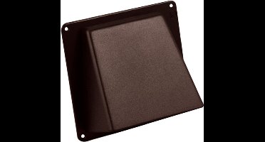 Uitblaasrooster gevelklep doorsnede bruin 125 mm