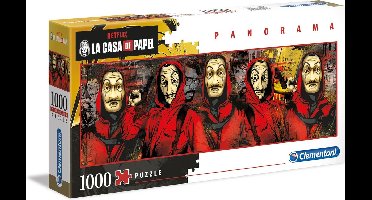 Clementoni Legpuzzel - Netflix La Casa De Papel Puzzel - Team - 1000 Stukjes, puzzel volwassenen