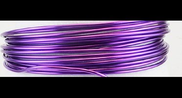 Vaessen Creative Aluminium Draad - 3mm - ±26m - 500g - Lila