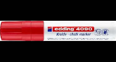 Edding 4090 Window marker Krijt Marker rood