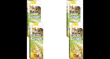 Versele-Laga Crispy Sticks Hamster&Rat - Knaagdiersnack - 4 x Popcorn