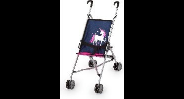 Bayer Design - Poppenbuggy - Blauw met eenhoorn