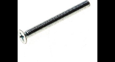 Kelfort Metaalschroef platverzonken kop phillips verzinkt 4,8 m6 x 80mm