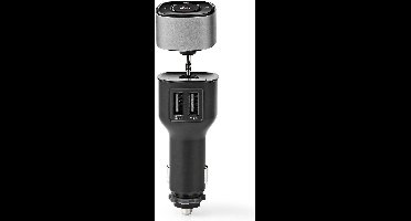 Nedis Bluetooth Multi-Adapter - Output: 1x 3,5 mm - SBC - 7 uur - Ingebouwde microfoon - Volumebediening - Automatische uitschakelfunctie - Grijs / Zwart