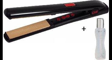 CHI G2 Stijltang Matt Zwart + Gratis Biosilk Silk Therapy 67ml