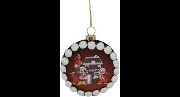 Ornament disney Mickey familie glas h9 cmKurt S. Adler