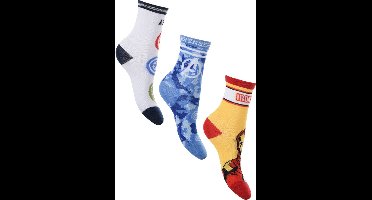 Avengers-  Marvel Avengers sokken- jongens- 3 paar - maat 27/30