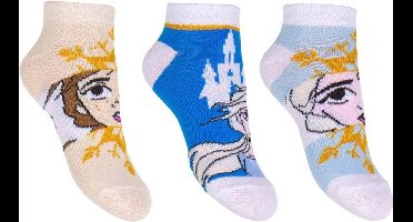Frozen enkelsokken - sokken - enkelsokjes - 3 paar - maat 27/30