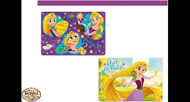Disney - 3D Placemat Disney Princess Tangled Rapunzel -2 stuks