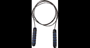 Springtouw - Verstelbaar springtouw - Blauw/Zwart - Fitness - Exercise - Sportaccessoire - Verstelbaar - Universeel