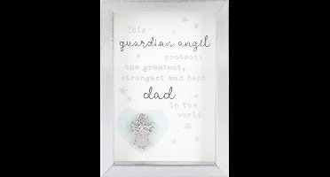 Fotolijst met compliment This guardian angel protects... Dad