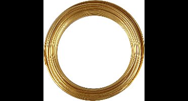 Aluminium draad, dikte 3 mm, goud, 29 m