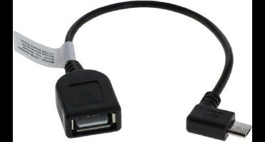 OTB Adapterkabel micro-USB - OTG (On-The-Go) - 90graden