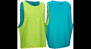 Avento Trainingshesje Dubbelzijdig - Senior - Fluorgeel/Blauw