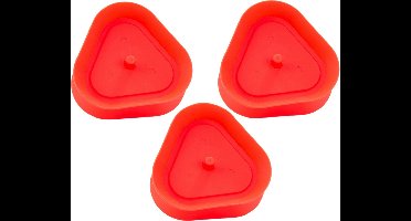 Speelkaartenhouder - 3x - kunststof - 8,6 cm - kaarthouder spelletjes - kindern/volwassenen