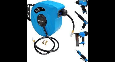 Monzana Persluchtslanghaspel - Automatisch 10m - Incl. Reciprozaag